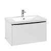 Картинка анонса товара «тумба под раковину villeroy &amp; boch subway 3.0 с подсветкой brilliant white / brilliant white c573l1v c573l1ve»