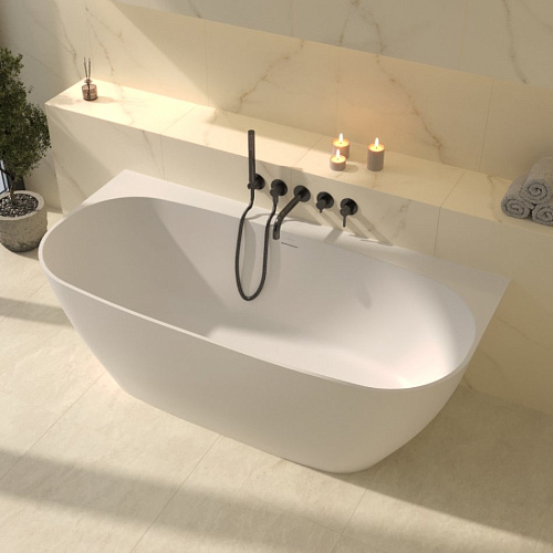 Ванна из искусственного камня WHITECROSS Make 170x80 белый матовый Ванна из искусственного камня WHITECROSS Make 170x80 белый матовый