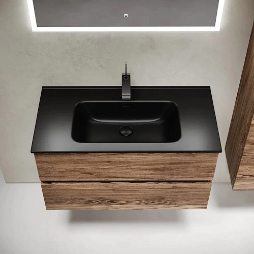 Тумба под раковину Sancos Urban UR90ECH 890х450х550 дуб чарльстон, подвесная Тумба под раковину Sancos Urban UR90ECH 890х450х550 дуб чарльстон, подвесная