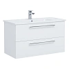 Тумба под раковину DREJA GIO, 100 см, подвесная, 2 ящика, белый глянец 77.0105W Тумба под раковину DREJA GIO, 100 см, подвесная, 2 ящика, белый глянец 77.0105W
