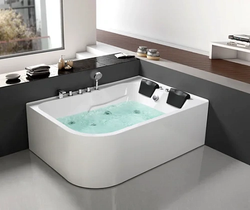 Акриловая ванна Frank F152L левая 170x120x60см 2015109 Акриловая ванна Frank F152L левая 170x120x60см 2015109