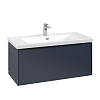 Картинка анонса товара «тумба под раковину villeroy &amp; boch subway 3.0 marine blue / marine blue c56901vq»