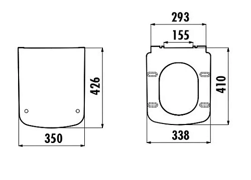 Крышка-сиденье Creavit Solo KC2003.01.0000E Крышка-сиденье Creavit Solo KC2003.01.0000E
