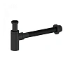 Сифон для раковины Wonzon &amp; Woghand черный матовый (WW-88SS101-MB)