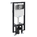 Инсталляция для унитаза WasserKRAFT Vils 56TLT.010.ME.PB01 с клавишей смыва черный Инсталляция для унитаза WasserKRAFT Vils 56TLT.010.ME.PB01 с клавишей смыва черный