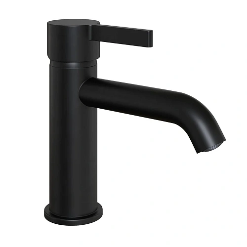 Смеситель для раковины Paini Brera 74PZ205O без донного клапана, черный матовый PVD Смеситель для раковины Paini Brera 74PZ205O без донного клапана, черный матовый PVD