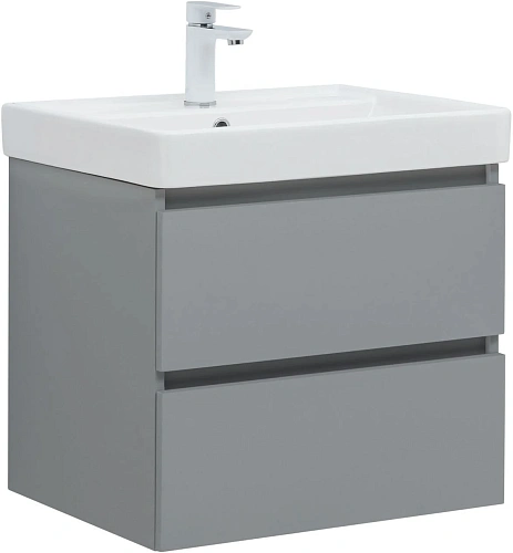 Тумба под раковину Aquanet Вега 2.0 60 мисти грин 00337959 подвесная Тумба под раковину Aquanet Вега 2.0 60 мисти грин 00337959 подвесная