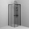 Душевой уголок AM.PM X-Joy W94G-403-8080-BT1K раздвижные двери 80x80 профиль черный матовый, стекло прозрачное Душевой уголок AM.PM X-Joy W94G-403-8080-BT1K раздвижные двери 80x80 профиль черный матовый, стекло прозрачное