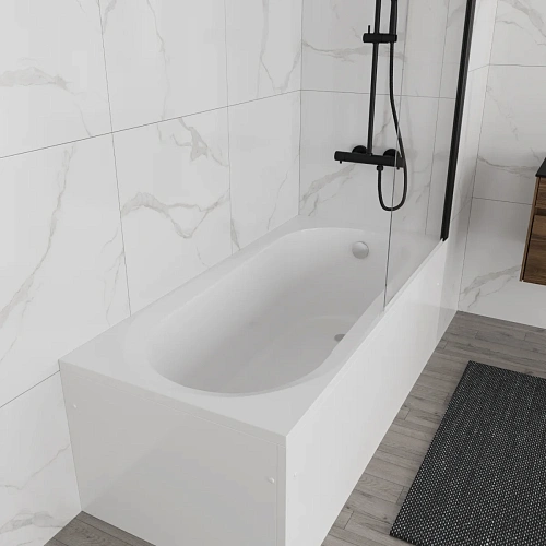 Акриловая ванна Vincea VBT-2B150-FR с каркасом 1500x700x480, пристенная, белая Акриловая ванна Vincea VBT-2B150-FR с каркасом 1500x700x480, пристенная, белая