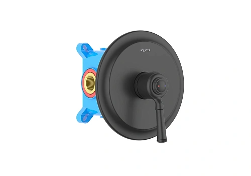 Смеситель для душа Aquatek КЛАССИК AQ1566MB Черный матовый, встраиваемый Смеситель для душа Aquatek КЛАССИК AQ1566MB Черный матовый, встраиваемый