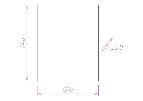 Шкаф Onika КРЕДО 60 306003 Шкаф Onika КРЕДО 60 306003