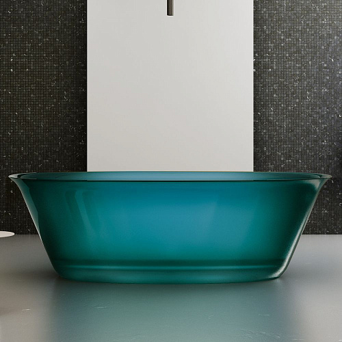 Ванна отдельностоящая ABBER AT9707Aquamarin 170x75 универсальная, бирюзовый полиэфирная смола Ванна отдельностоящая ABBER AT9707Aquamarin 170x75 универсальная, бирюзовый полиэфирная смола