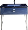 Тумба под раковину Boheme Lucido 100 см Насыщенный Синий 770-100-BL