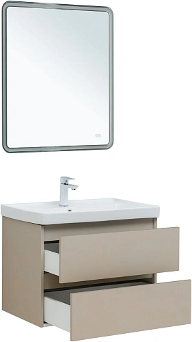 Тумба под раковину Aquanet Вега 2.0 70 бежевый 00337942 подвесная Тумба под раковину Aquanet Вега 2.0 70 бежевый 00337942 подвесная