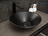 Картинка анонса товара «раковина gid n9102bg 53383 накладная черная графит 42x42x15»