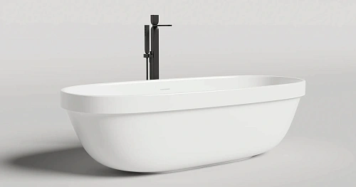 Ванна отдельностоящая Salini GRECA IN 180x80 104821M из искусственого камня S-Stone Ванна отдельностоящая Salini GRECA IN 180x80 104821M из искусственого камня S-Stone