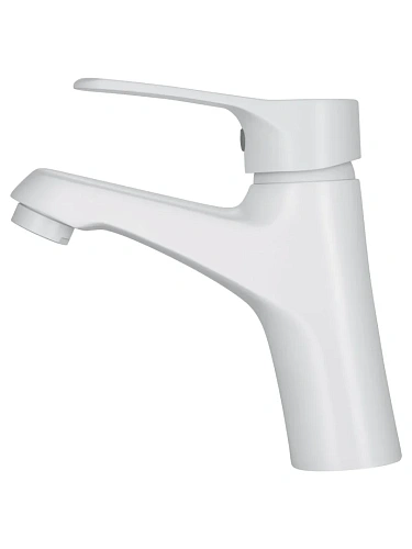 Смеситель для раковины Wonzon & Woghand белый матовый (WW-A40212-MW) Смеситель для раковины Wonzon & Woghand белый матовый (WW-A40212-MW)