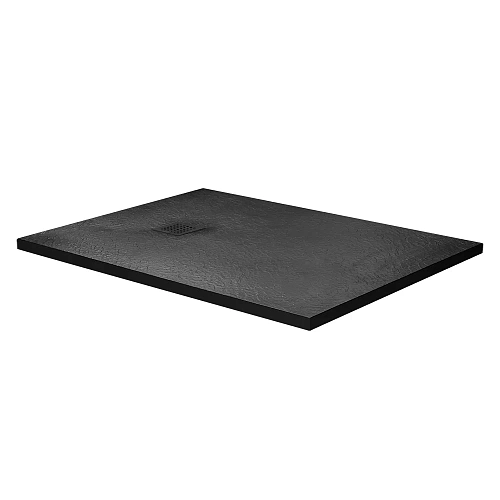 Душевой поддон BelBagno UNO TRAY-MR-UNO-AH-120/90-35-NERO-NO из искусственного мрамора с сифоном Душевой поддон BelBagno UNO TRAY-MR-UNO-AH-120/90-35-NERO-NO из искусственного мрамора с сифоном
