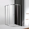 Душевой уголок CEZARES MOLVENO-RH-2-120/90-C-Cr-IV 120x90см стекло прозрачное, профиль хром