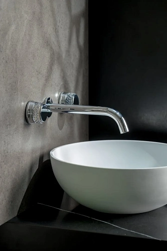 Смеситель для раковины Boheme AURA CHROME встраиваемый 152-2-CR-A Смеситель для раковины Boheme AURA CHROME встраиваемый 152-2-CR-A