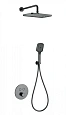 Душевая система Wonzon & Woghand с термостатом, встраиваемая, темный графит (WW-D2017-A-BGG) Душевая система Wonzon & Woghand с термостатом, встраиваемая, темный графит (WW-D2017-A-BGG)