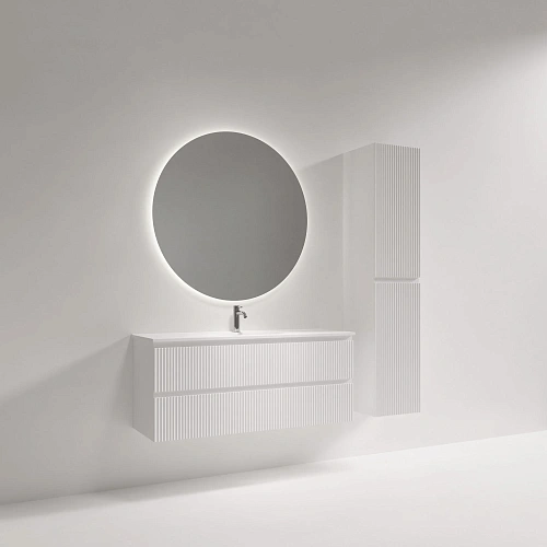 Тумба под раковину SANCOS Snob SNR120/39W R 1195х390х500 Bianco подвесная Тумба под раковину SANCOS Snob SNR120/39W R 1195х390х500 Bianco подвесная