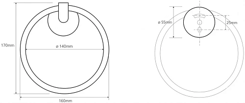 Полотенцедержатель Bemeta OMEGA 104204062 Полотенцедержатель Bemeta OMEGA 104204062