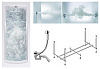 Картинка анонса товара «акриловая ванна timo hella hella1575-kt15-spv1505-t-cm-t-bm 150x75 гидромассажная 6 джет, гидромассаж спины 3 джет»