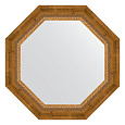 Зеркало в багетной раме Evoform Octagon, BY 3673, 53 x 53 см, состаренная бронза с плетением Зеркало в багетной раме Evoform Octagon, BY 3673, 53 x 53 см, состаренная бронза с плетением