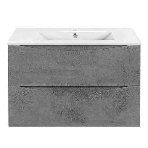 Тумба под раковину Vincea Mia Slim 800 Beton VMC-2MC800S1BT Тумба под раковину Vincea Mia Slim 800 Beton VMC-2MC800S1BT