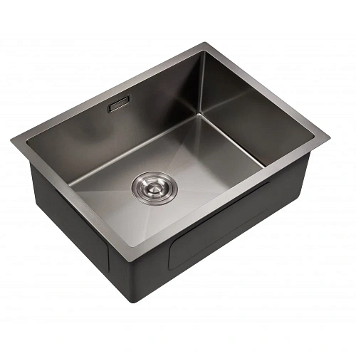 Кухонная мойка Milacio Denia 58 Steel (MC.77459) сталь воронёная Кухонная мойка Milacio Denia 58 Steel (MC.77459) сталь воронёная