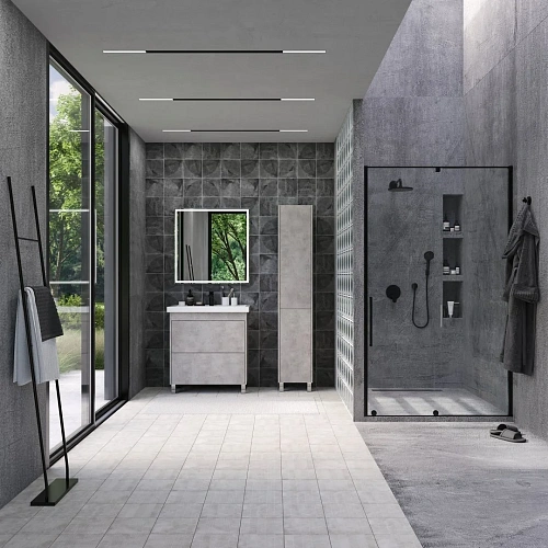 Тумба под раковину BRIZ Риччи т8-60 под раковину Фостер 360 03-08060-06 00 БТН светло - серый Тумба под раковину BRIZ Риччи т8-60 под раковину Фостер 360 03-08060-06 00 БТН светло - серый