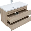 Тумба под раковину Aquanet Нота New 100 дуб светлый 00334200 подвесная Тумба под раковину Aquanet Нота New 100 дуб светлый 00334200 подвесная