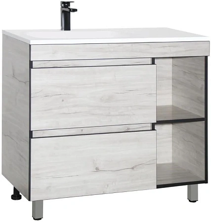 Раковина Style Line Барселона 90 x 45 см, белая, левая СС-00002252 Раковина Style Line Барселона 90 x 45 см, белая, левая СС-00002252