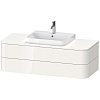 Картинка анонса товара «тумба под раковину duravit happy d.2 plus hp497202222 подвесная 130 см белая»