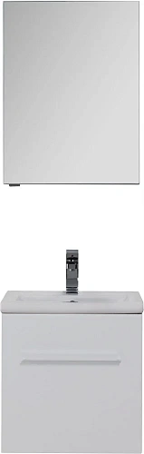 Зеркальный шкаф Aquanet Порто 50 белый 00195726 Зеркальный шкаф Aquanet Порто 50 белый 00195726