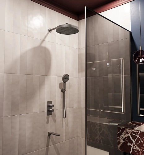 Душевая система Vincea Domus VSFW-5DM1GM встраиваемый, вороненая сталь Душевая система Vincea Domus VSFW-5DM1GM встраиваемый, вороненая сталь