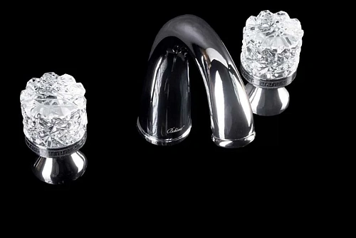 Смеситель для раковины Boheme 277-CRST/2 на 3 отверстия Смеситель для раковины Boheme 277-CRST/2 на 3 отверстия