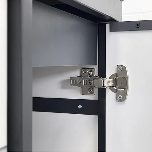 Комплект мебели Comforty Лозанна-100 9111 00-00013800 под стиральную машину со столешницей Калакатта Блэк с раковиной Комплект мебели Comforty Лозанна-100 9111 00-00013800 под стиральную машину со столешницей Калакатта Блэк с раковиной