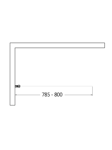 Шторка на ванну AQUAme AQM2859-9-L 900x1400мм стекло 6мм, цвет профиля матовый черный Шторка на ванну AQUAme AQM2859-9-L 900x1400мм стекло 6мм, цвет профиля матовый черный