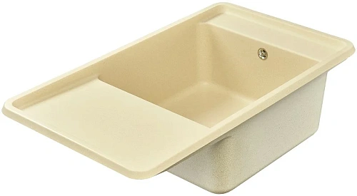 Кухонная мойка Aquaton Беллис 87 1A724832BS290 из литого мрамора, шампань Кухонная мойка Aquaton Беллис 87 1A724832BS290 из литого мрамора, шампань