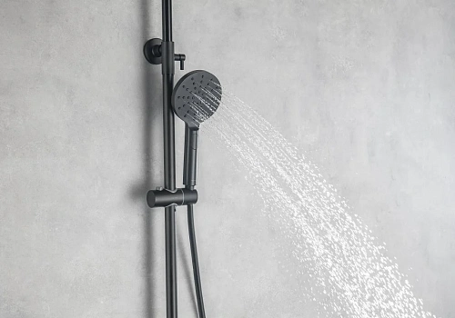 Душевая система Aquatek ВЕГА AQ2046MB черный матовый Душевая система Aquatek ВЕГА AQ2046MB черный матовый