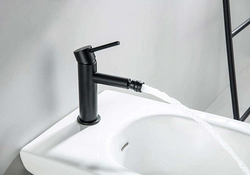 Смеситель для биде Aquatek ЕВРОПА AQ1318MB Черный матовый Смеситель для биде Aquatek ЕВРОПА AQ1318MB Черный матовый