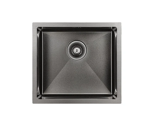Кухонная мойка Paulmark GERBERG 48 UNI, PM254844-GM, вороненая сталь, 480х440мм Кухонная мойка Paulmark GERBERG 48 UNI, PM254844-GM, вороненая сталь, 480х440мм