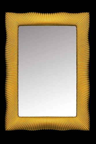 Зеркало Boheme SOHO золото 70х100 ППУ с подсветкой 563 Зеркало Boheme SOHO золото 70х100 ППУ с подсветкой 563