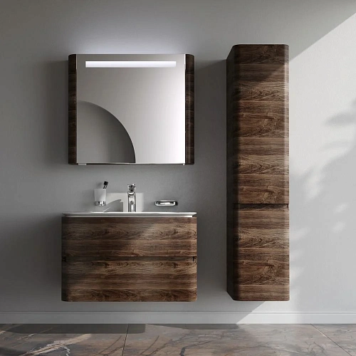 Тумба под раковину AM.PM Sensation M30FHX0802NF подвесная, 80 см, орех, текстурированное Тумба под раковину AM.PM Sensation M30FHX0802NF подвесная, 80 см, орех, текстурированное