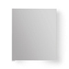 Картинка анонса товара «зеркальный шкаф spc-1a-dl-bl-500 8w 220-240v 500x130x700 с нижней подсветкой дверей с розеткой и сенсорным выключателем правосторонний»
