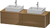 Картинка анонса товара «тумба под раковину duravit xsquare xs4917b6161 160 см коричнево-оливковый глянцевый»