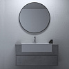 Картинка анонса товара «тумба с раковиной black&amp;white u903.1000-1 blum направляющие, раковина цвет: c.ash (1000x550x512) 903u10001»