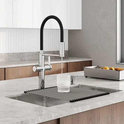 Смеситель для кухни IDDIS Ikon (IKNSBFFi05) под фильтр с гибким изливом, хром Смеситель для кухни IDDIS Ikon (IKNSBFFi05) под фильтр с гибким изливом, хром